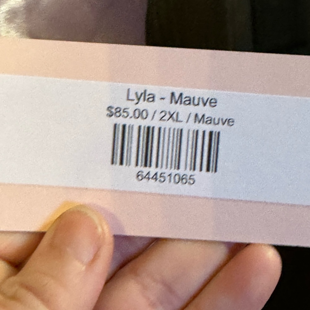 Mauve boutique dress